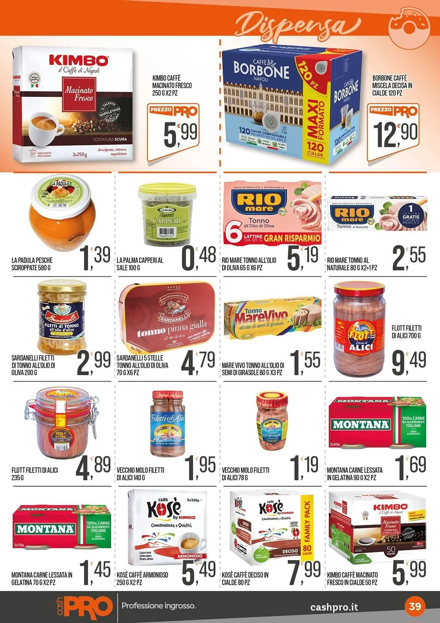 Volantino Cash pro da 1 dicembre a 14 dicembre di 2025 - Pagina del volantino 39