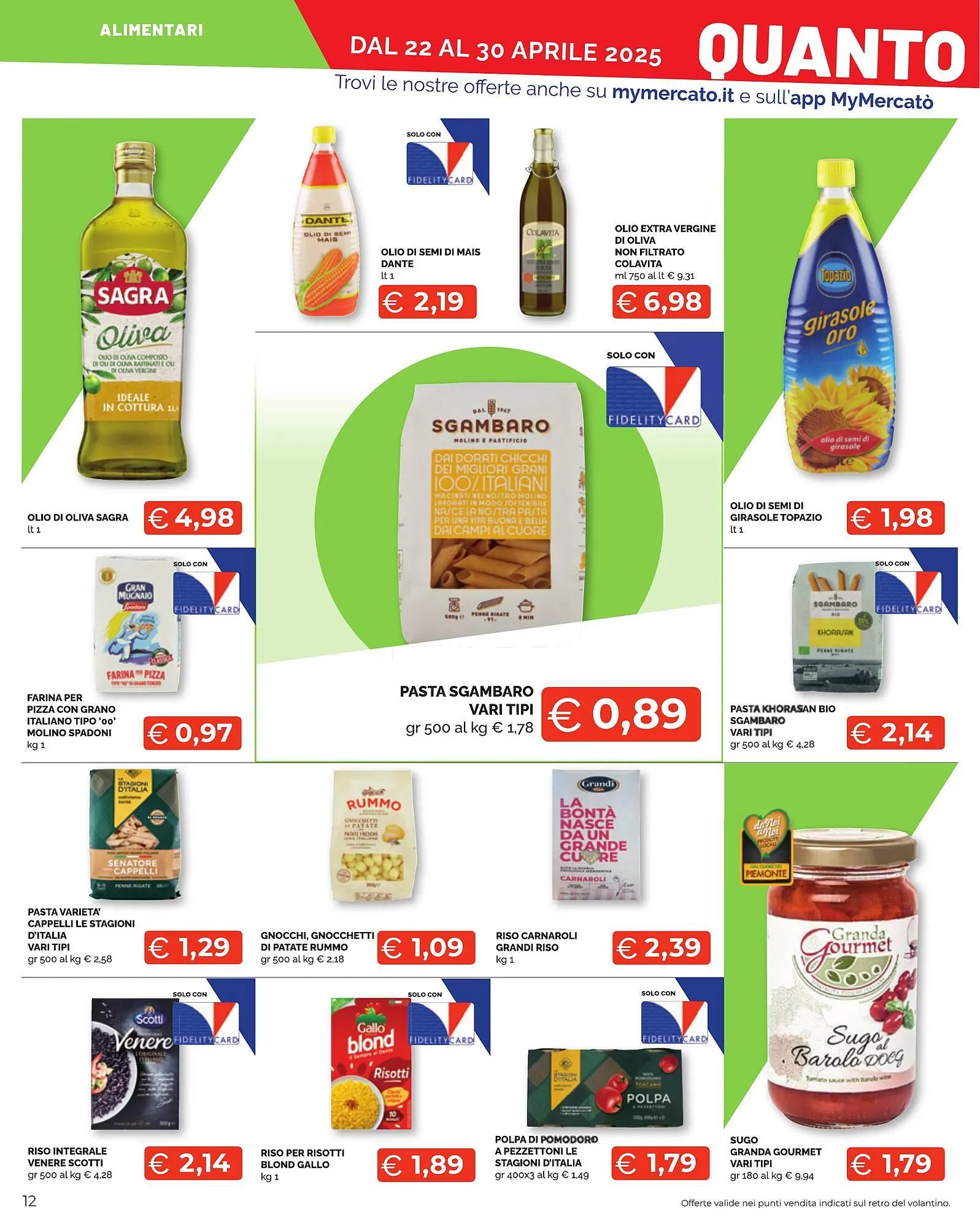 Volantino Mercatò Big da 22 aprile a 30 aprile di 2025 - Pagina del volantino 12