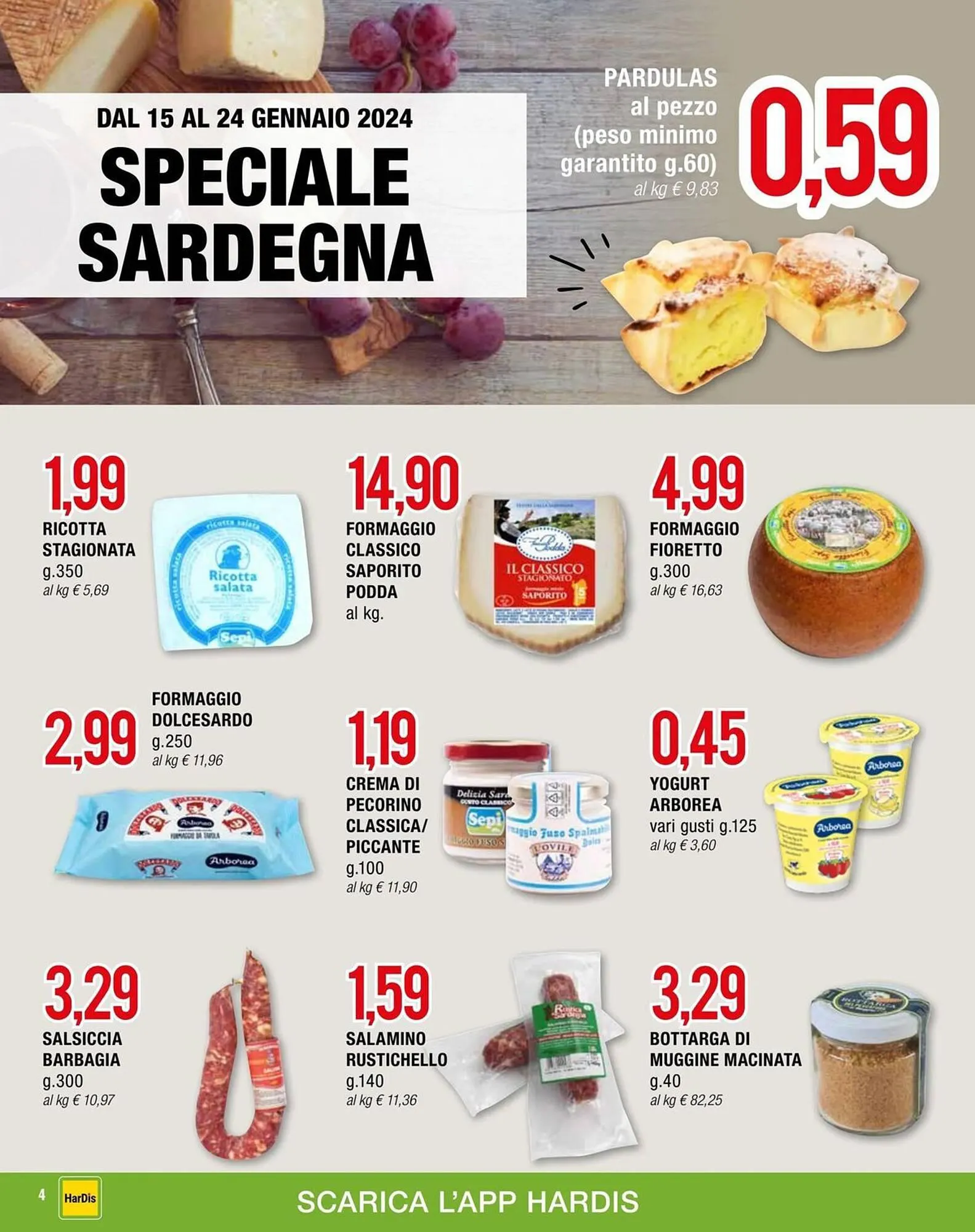 Volantino Hardis da 15 gennaio a 24 gennaio di 2024 - Pagina del volantino 4