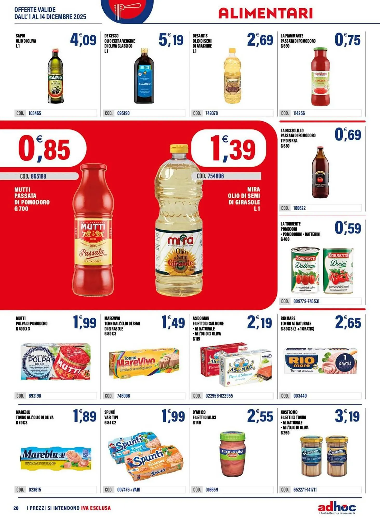 Volantino Adhoc da 2 dicembre a 14 dicembre di 2025 - Pagina del volantino 20