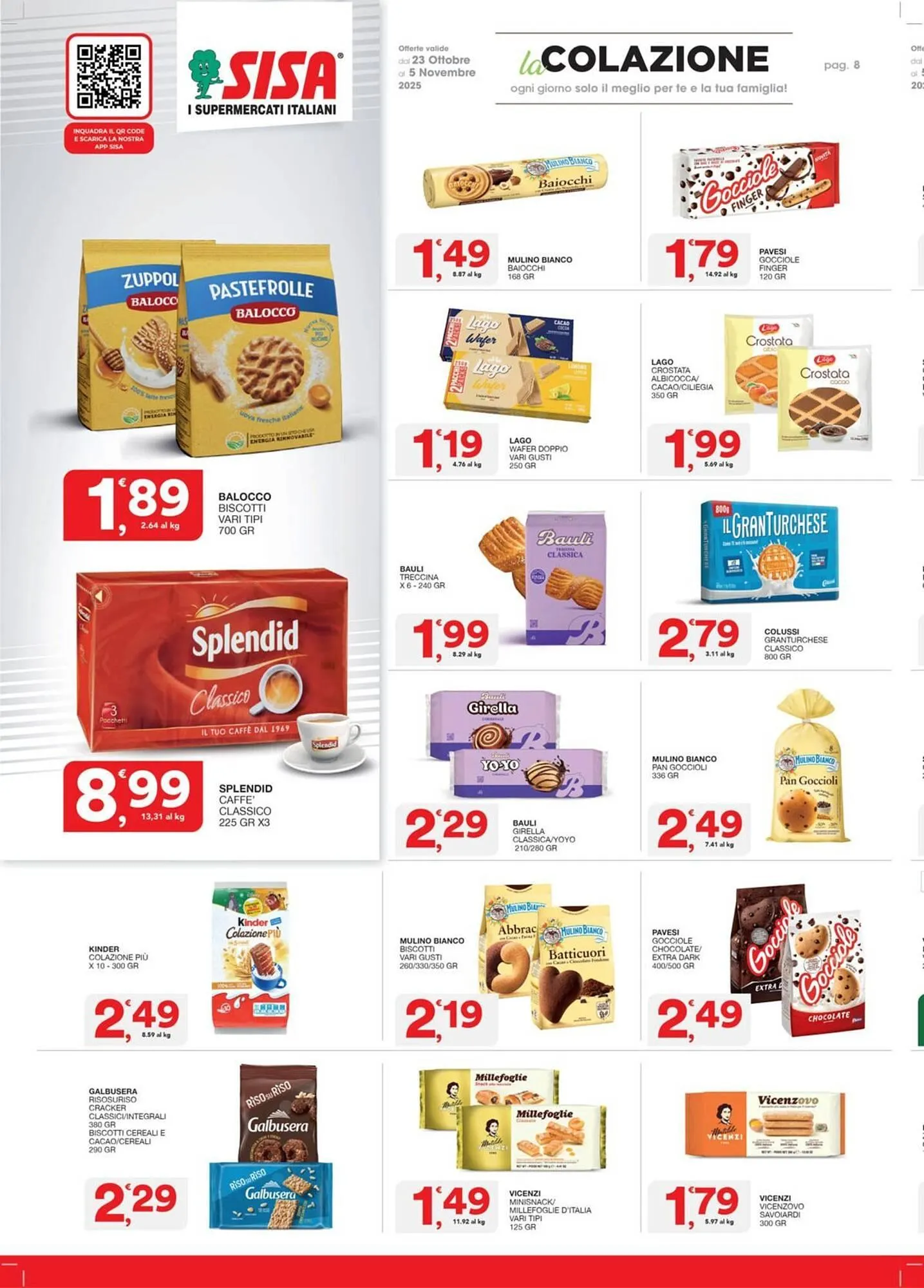Volantino Sisa da 23 ottobre a 5 novembre di 2025 - Pagina del volantino 8