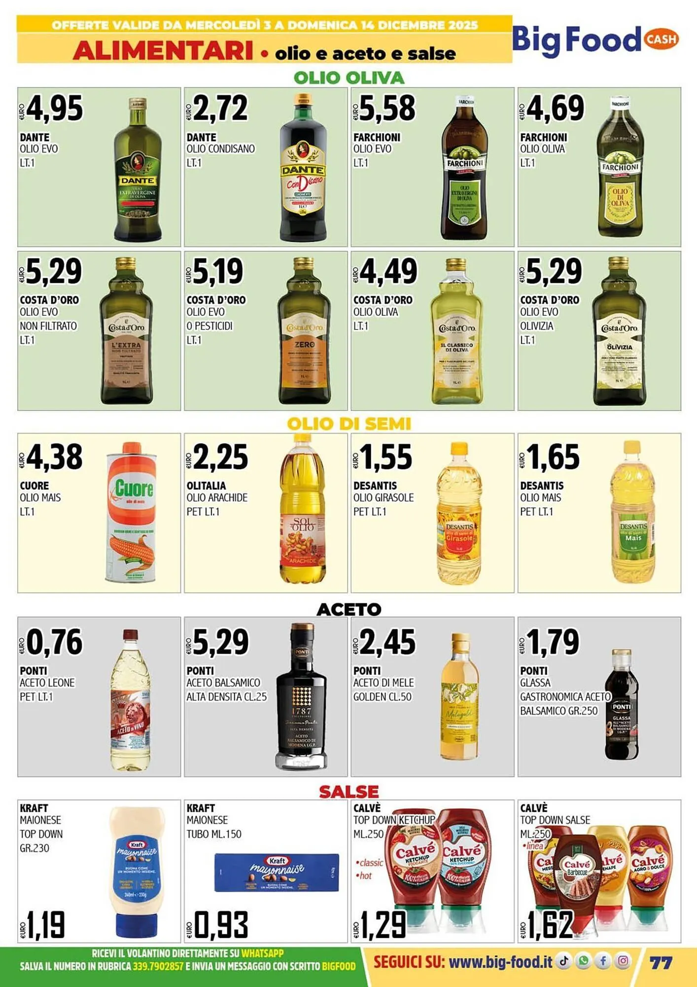 Volantino Big Food da 3 dicembre a 14 dicembre di 2025 - Pagina del volantino 76