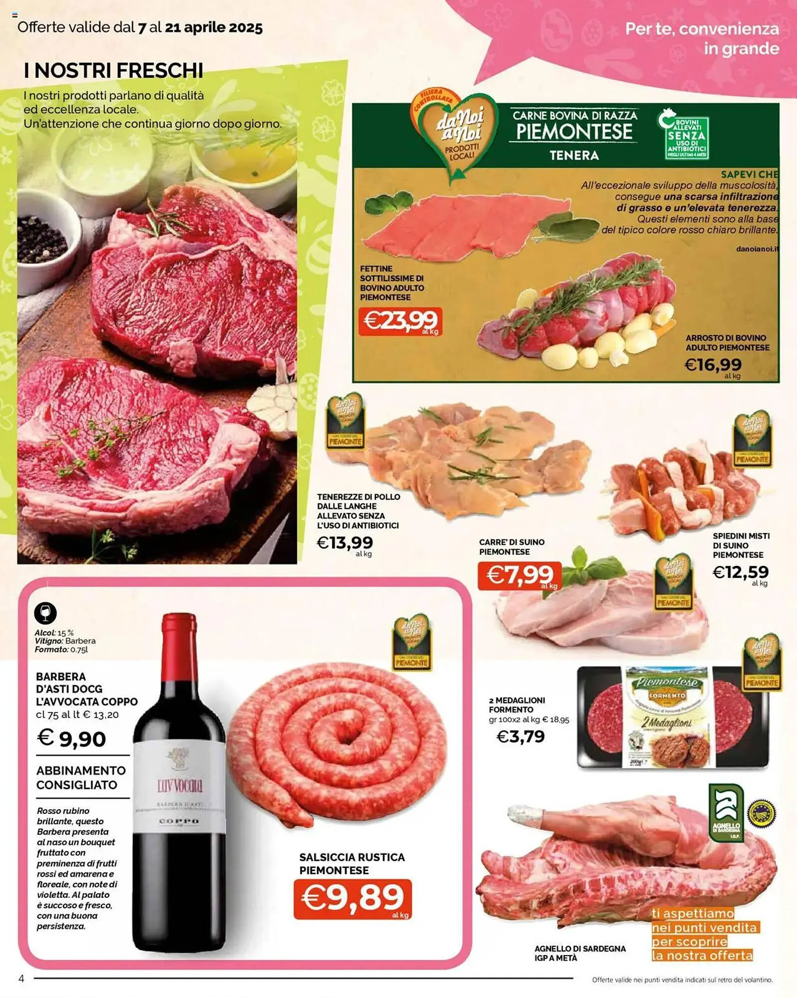 Volantino Mercatò Local da 7 aprile a 21 aprile di 2025 - Pagina del volantino 4