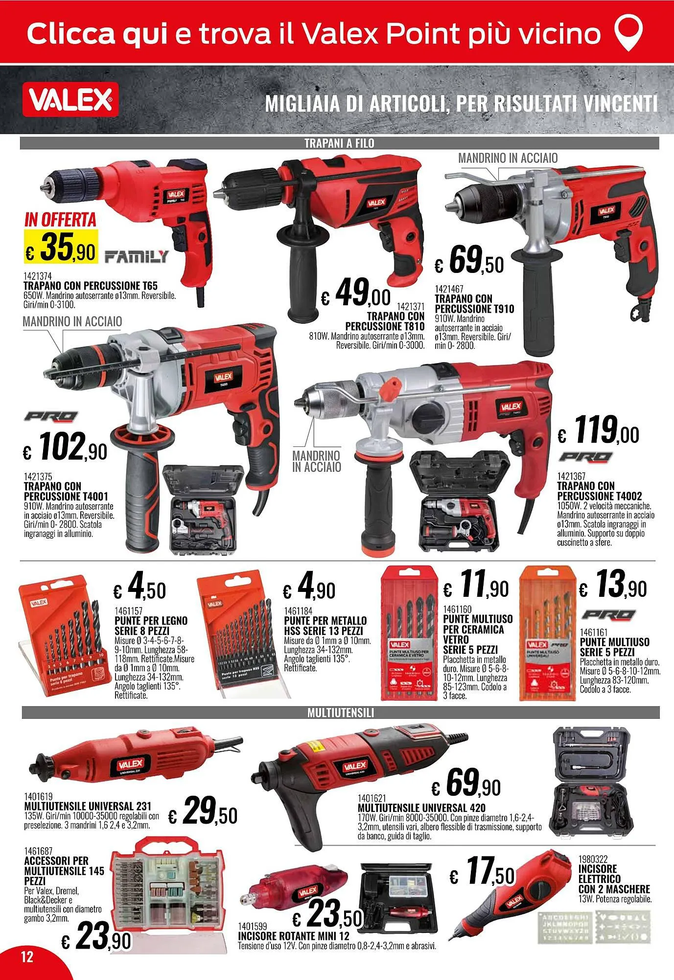 Volantino Valex da 2 gennaio a 2 marzo di 2024 - Pagina del volantino 12