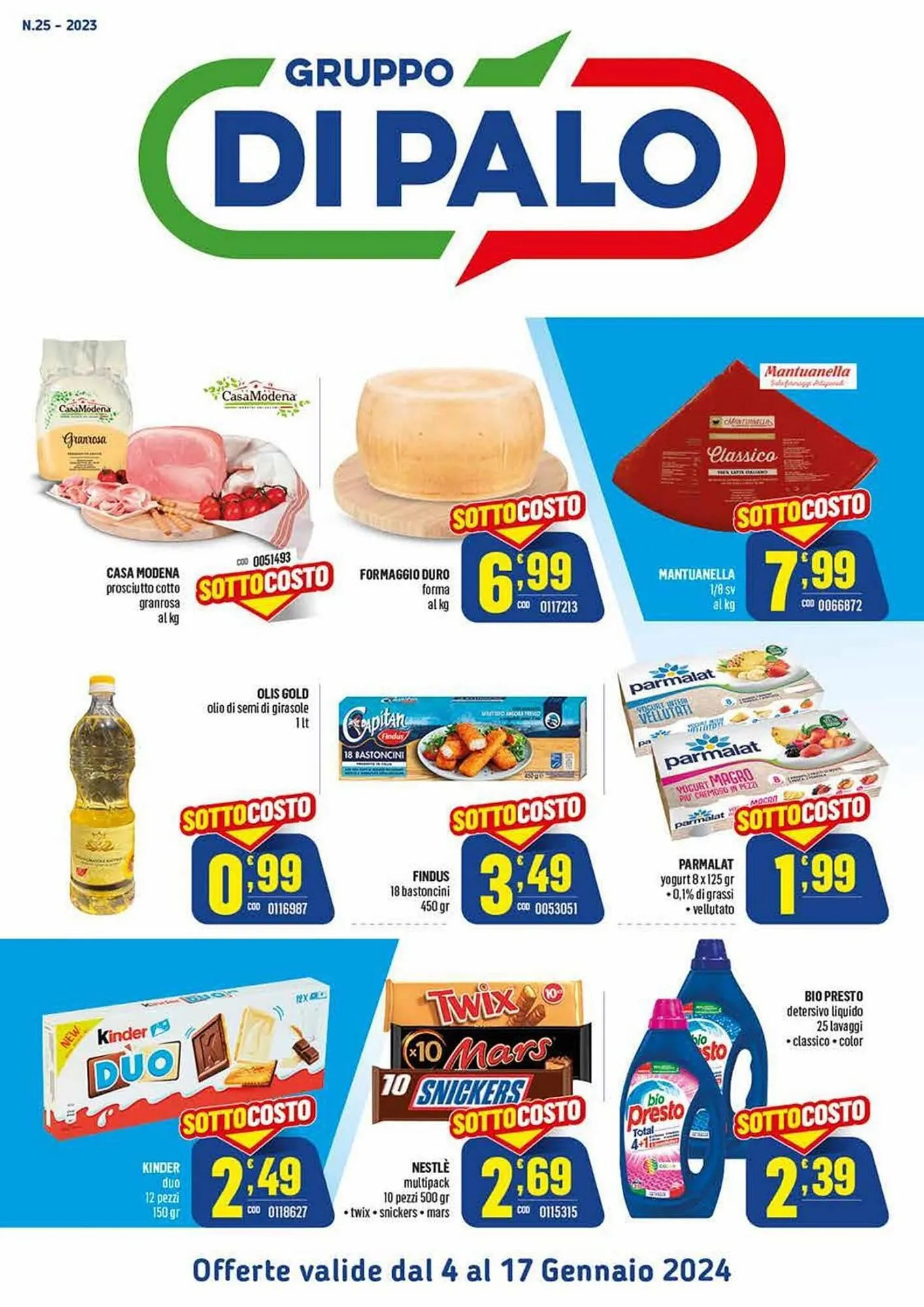 Volantino Gruppo di Palo da 4 gennaio a 17 gennaio di 2024 - Pagina del volantino 1
