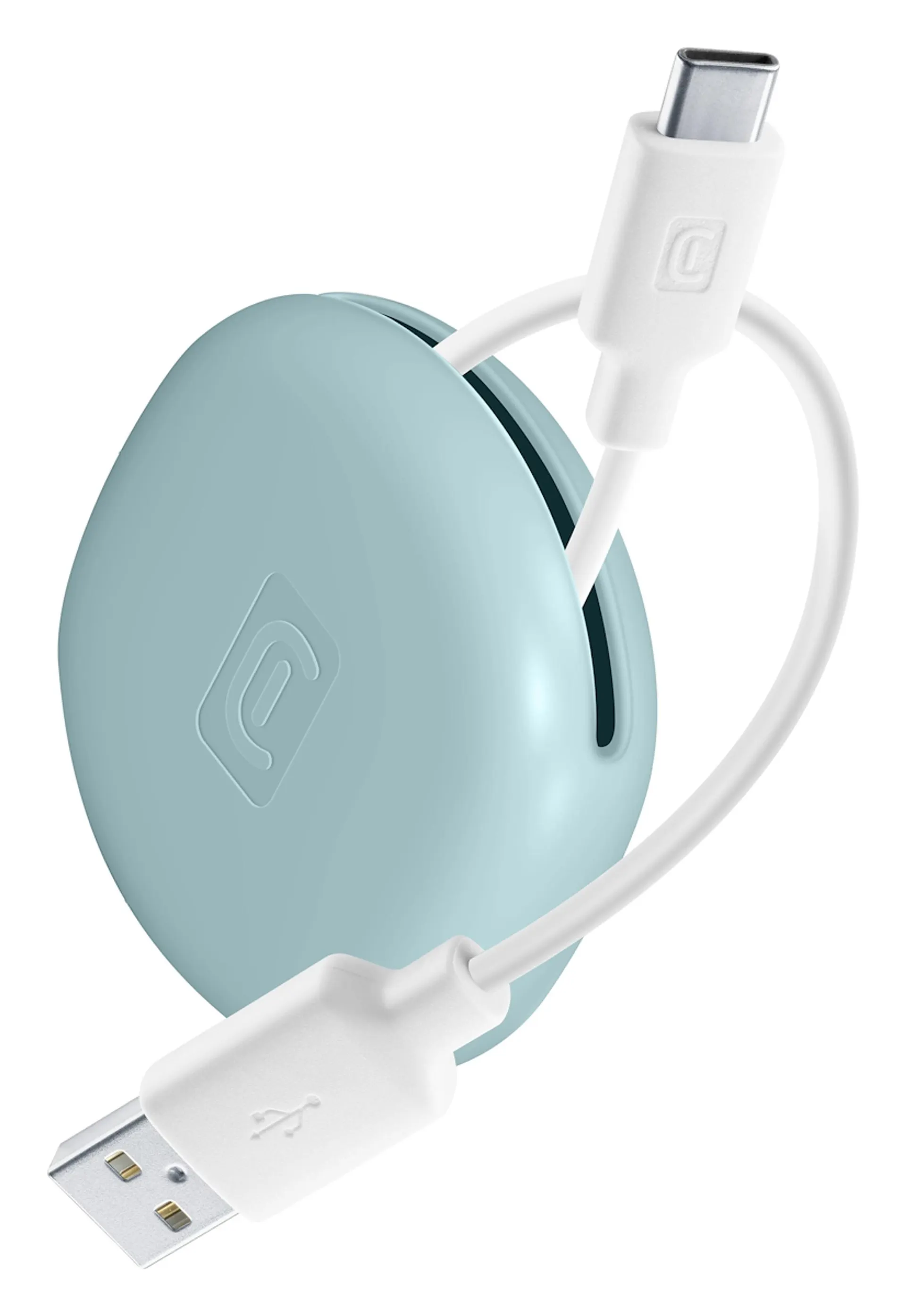 CELLULARLINE - BAG CABLE CAVO DA USB A USB - C CON PORTACAVO