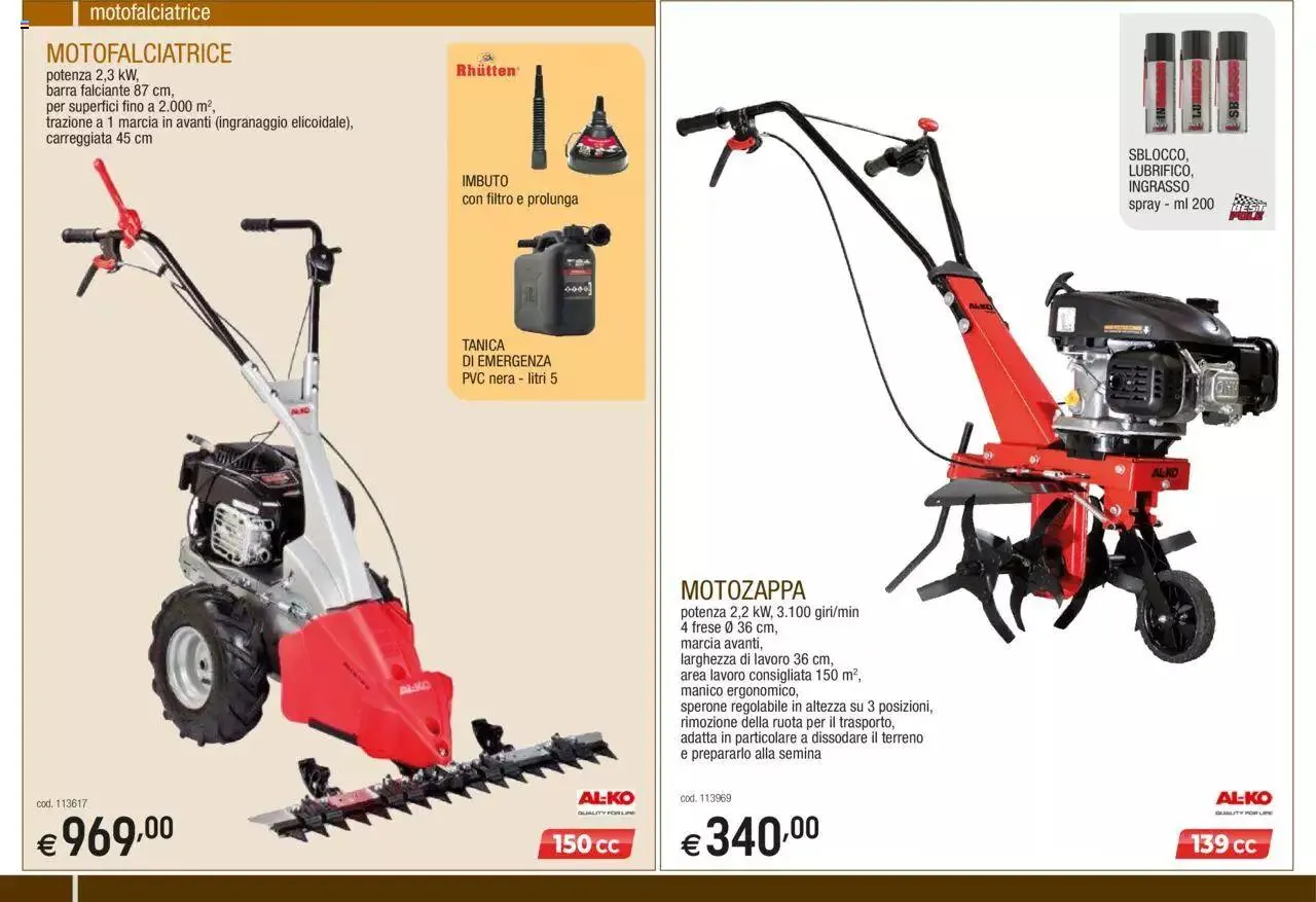 Brico OK - Catalogo macchine da giardino da 24 aprile a 31 dicembre di 2023 - Pagina del volantino 13