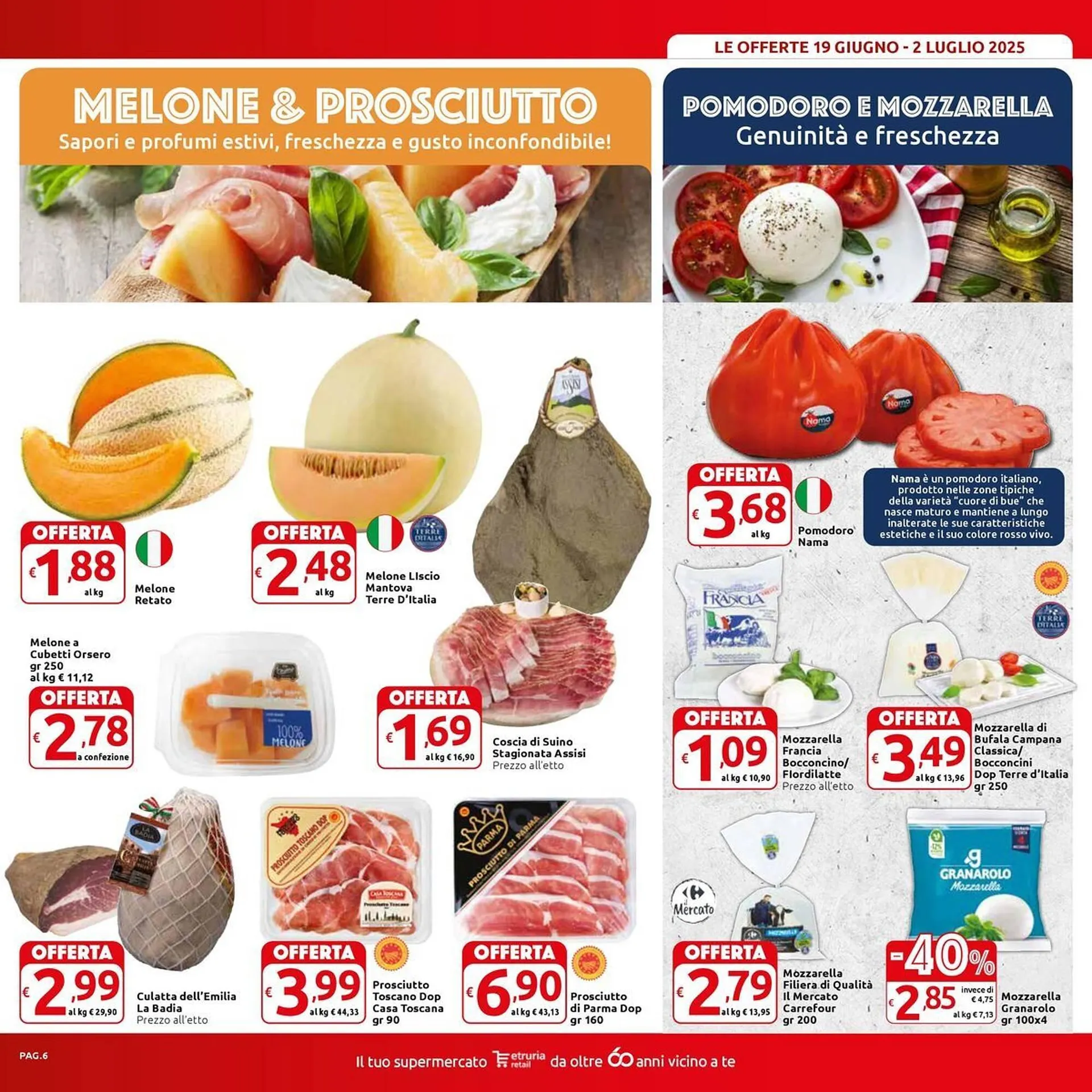 Volantino Carrefour Market da 19 giugno a 2 luglio di 2025 - Pagina del volantino 6