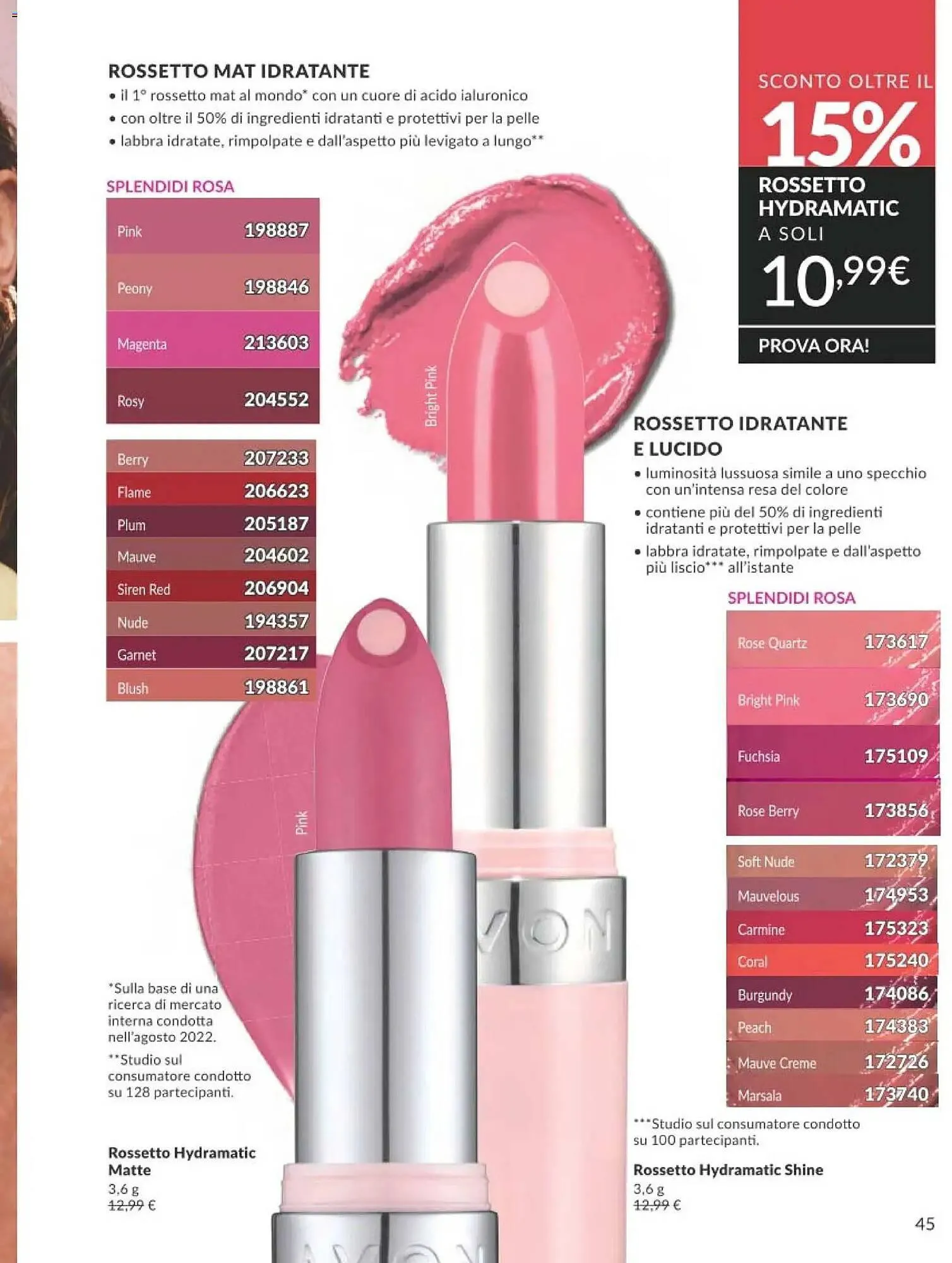 Catalogo Avon da 1 marzo a 31 marzo di 2026 - Pagina del volantino 45