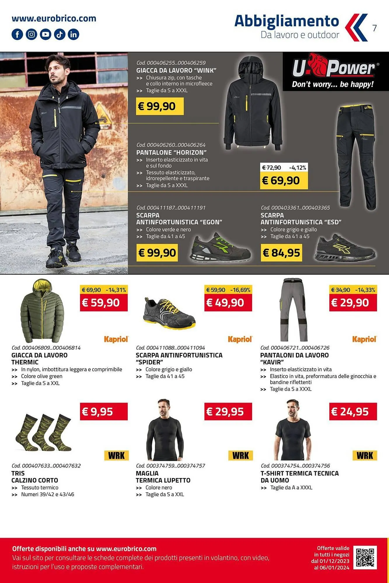 Volantino Eurobrico da 1 dicembre a 6 gennaio di 2024 - Pagina del volantino 7