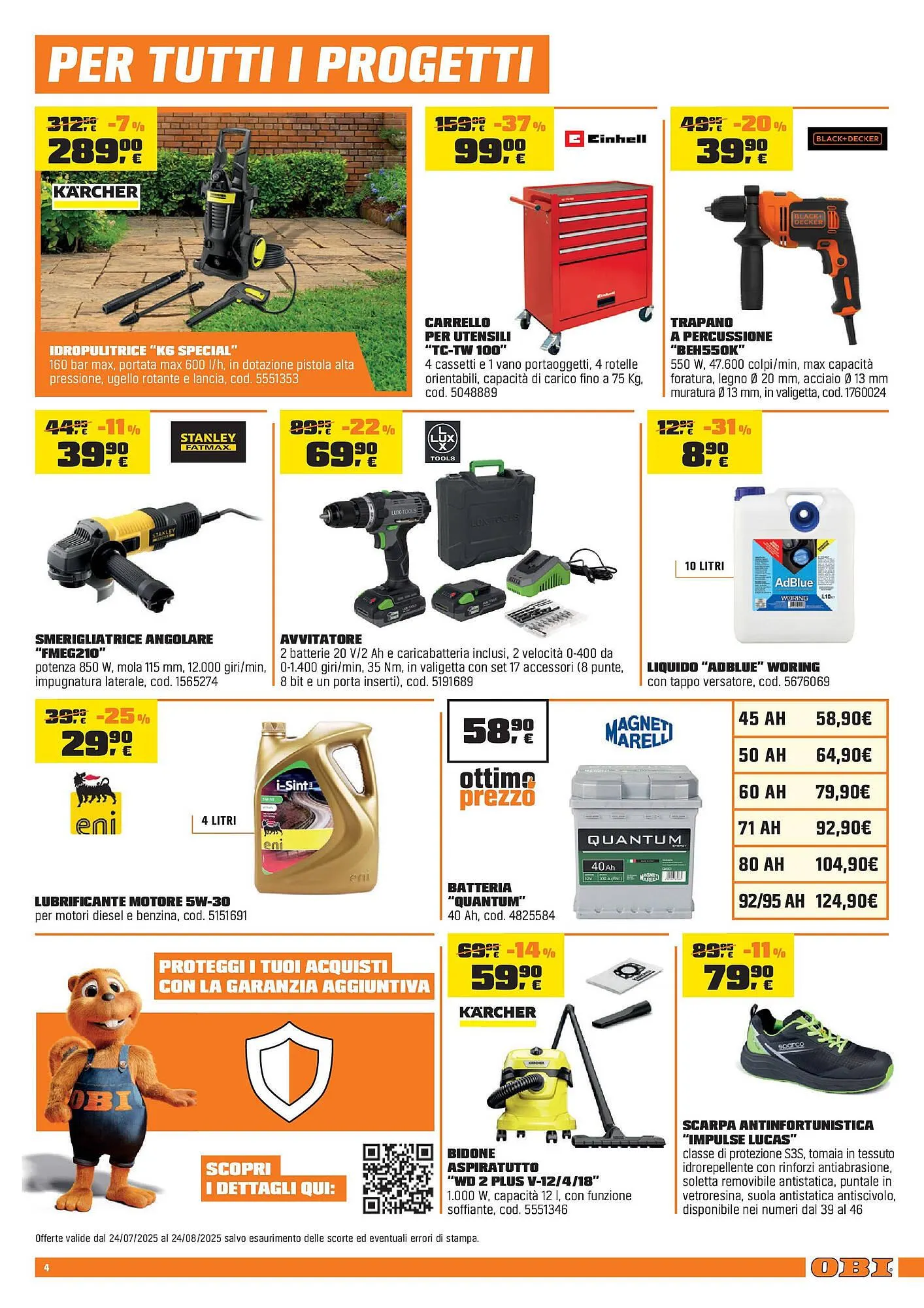 Volantino OBI da 23 luglio a 24 agosto di 2025 - Pagina del volantino 4