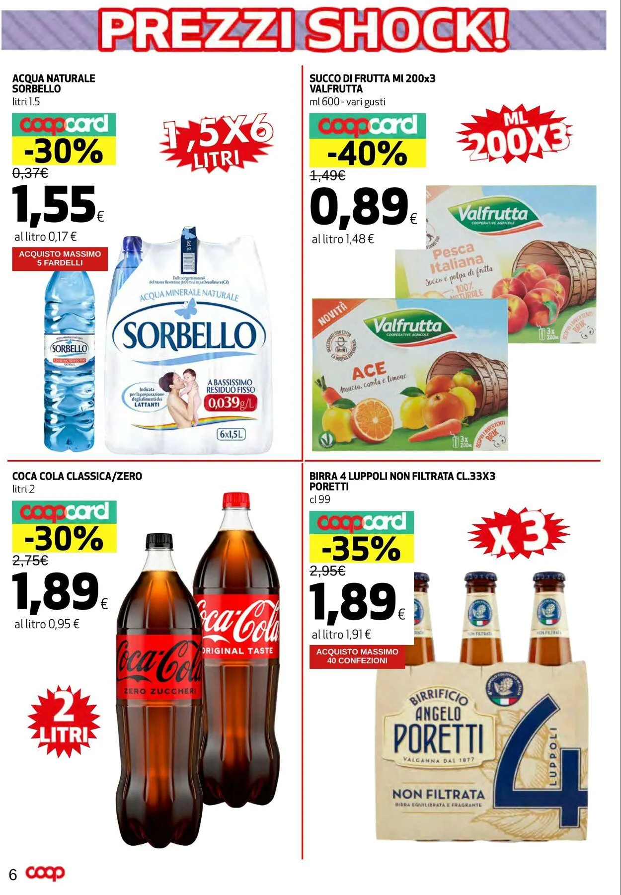 Coop Volantino attuale da 22 settembre a 1 ottobre di 2025 - Pagina del volantino 6