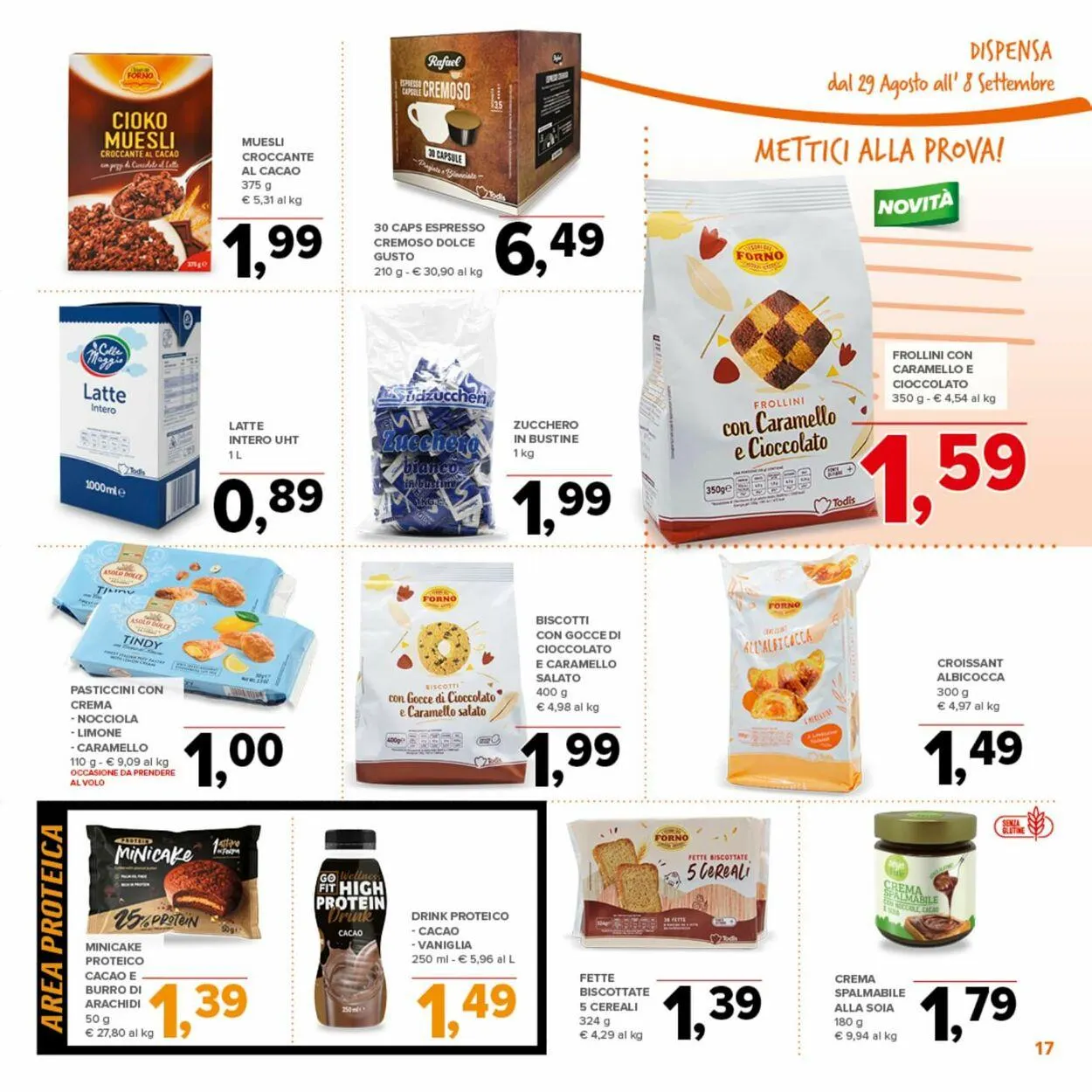 Todis Volantino attuale da 4 settembre a 18 settembre di 2024 - Pagina del volantino 17