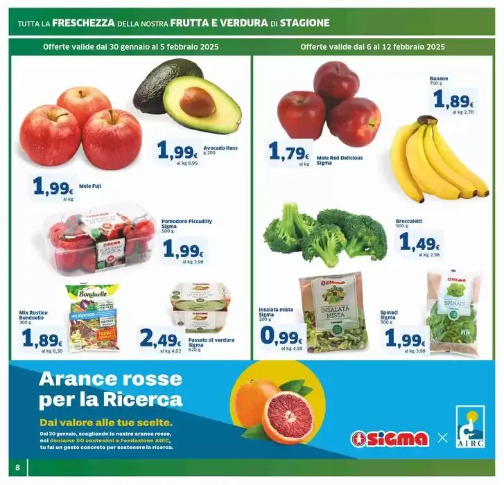 Sconti altissimi + Si Chef!, Sigma da 30 gennaio a 12 febbraio di 2025 - Pagina del volantino 8