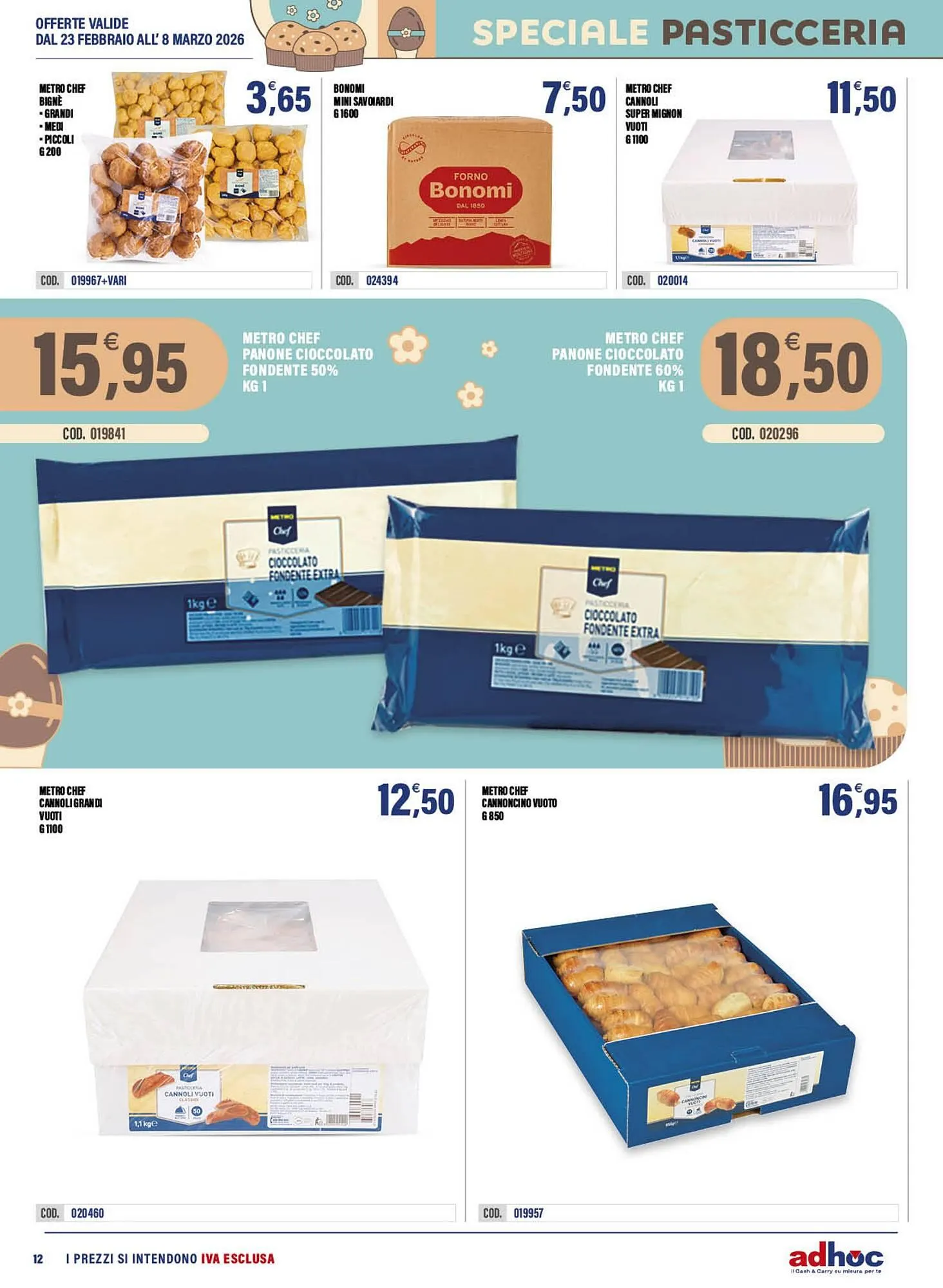 Volantino Adhoc da 23 febbraio a 8 marzo di 2026 - Pagina del volantino 12