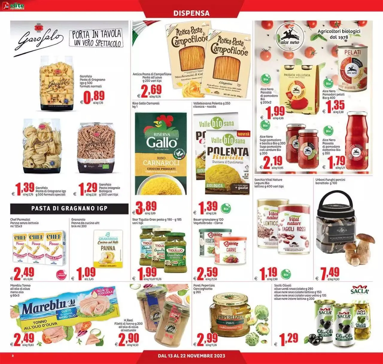Volantino Elite Supermercati da 13 novembre a 22 novembre di 2023 - Pagina del volantino 2