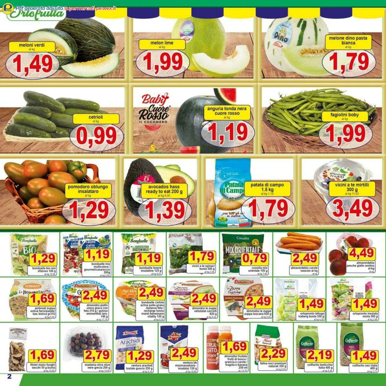 Pewex Volantino attuale da 25 giugno a 3 luglio di 2025 - Pagina del volantino 2