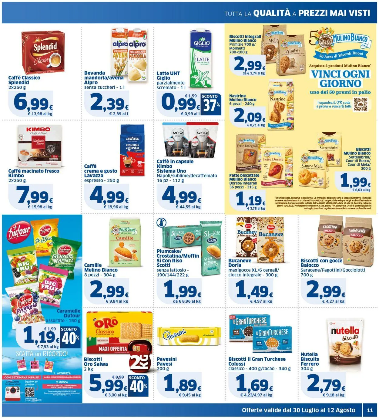 Sigma - Bologna Volantino attuale da 30 luglio a 12 agosto di 2025 - Pagina del volantino 11