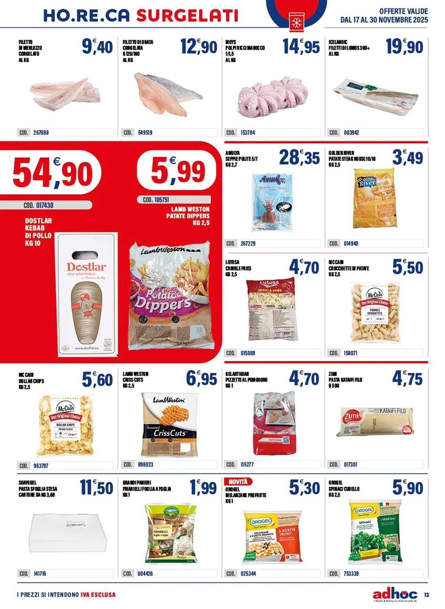 Volantino Adhoc da 17 novembre a 30 novembre di 2025 - Pagina del volantino 13