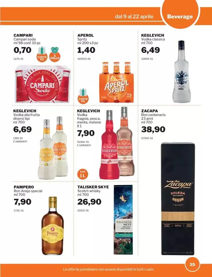 Promozioni da 9 aprile a 22 aprile di 2025 - Pagina del volantino 35