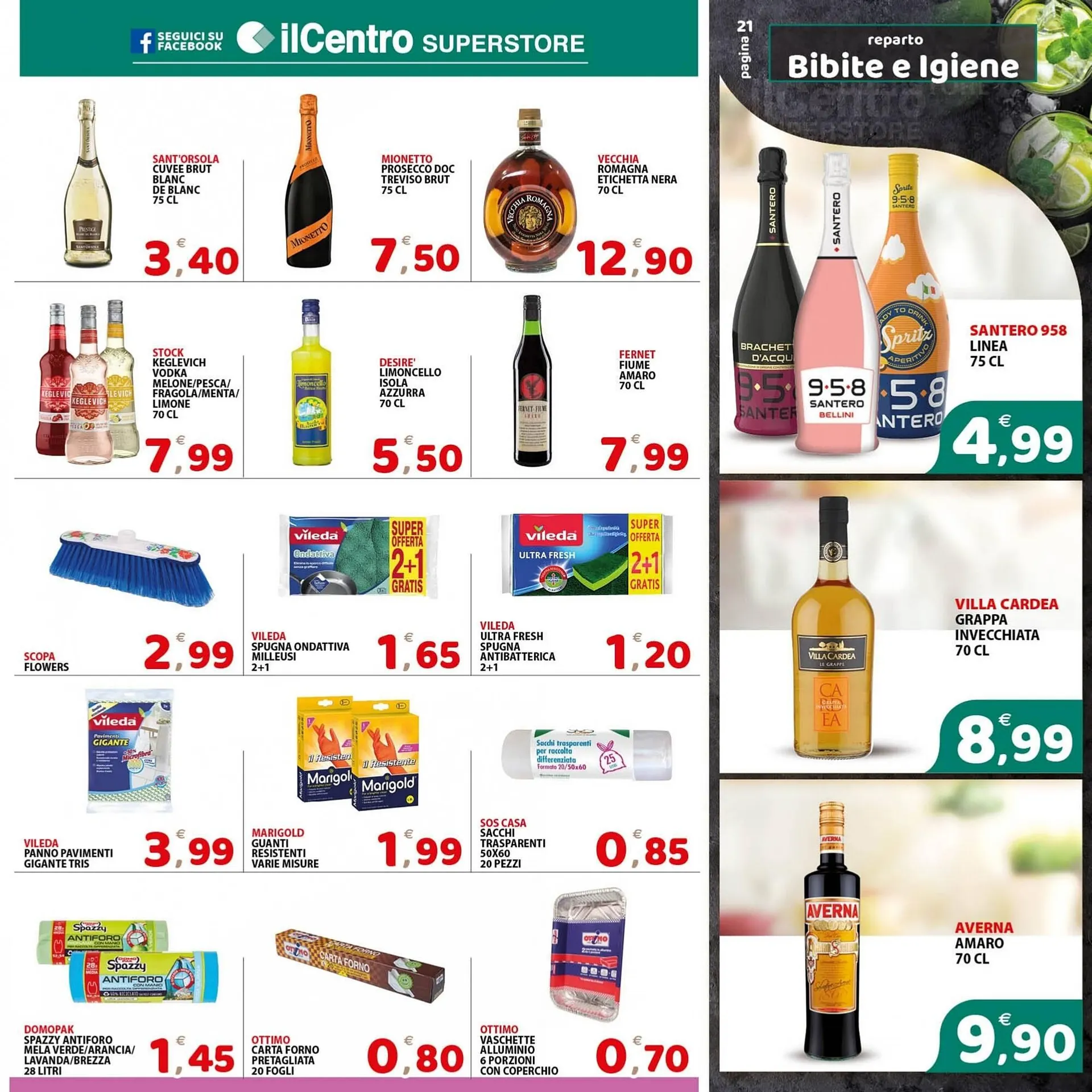 Volantino Il Centro Superstore da 13 maggio a 26 maggio di 2026 - Pagina del volantino 21