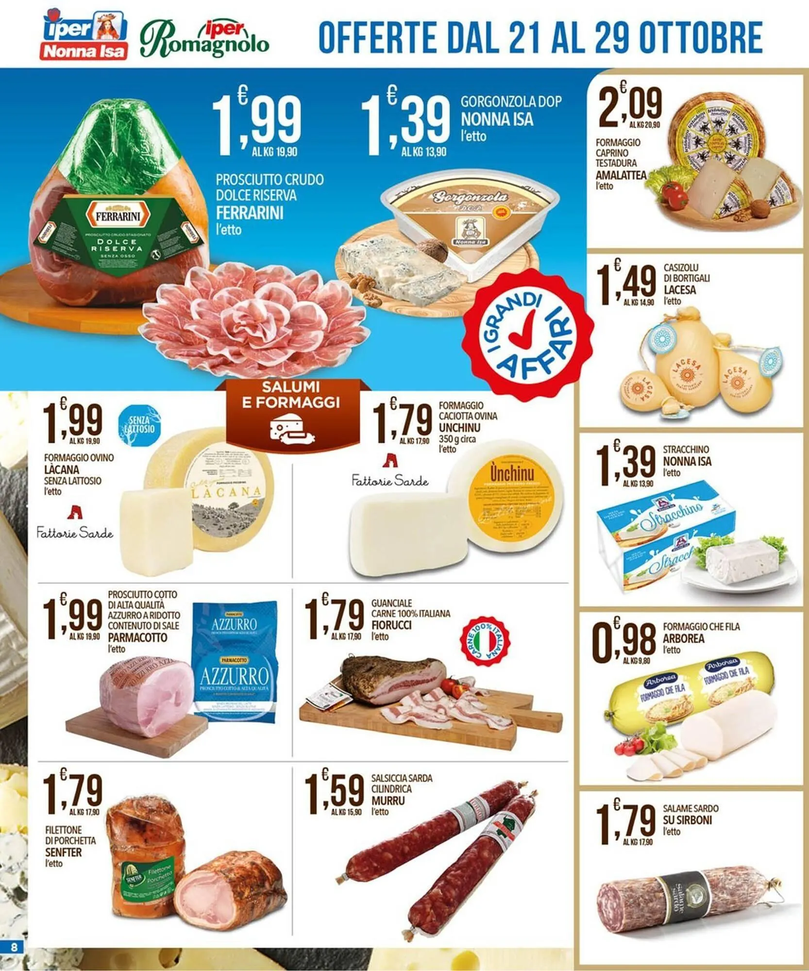 Volantino Iper Romagnolo da 21 ottobre a 29 ottobre di 2025 - Pagina del volantino 8