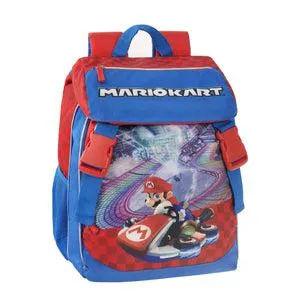 Zaino Mario kart Estensibile Blu/rosso
