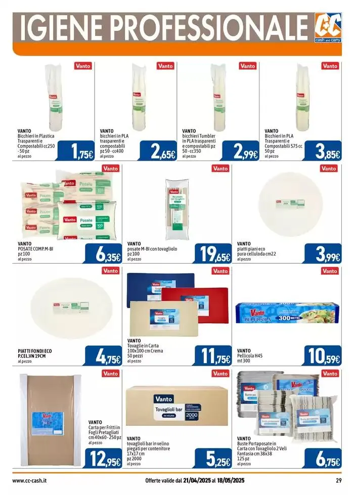 AFFARI SPECIALI da 21 aprile a 18 maggio di 2025 - Pagina del volantino 29