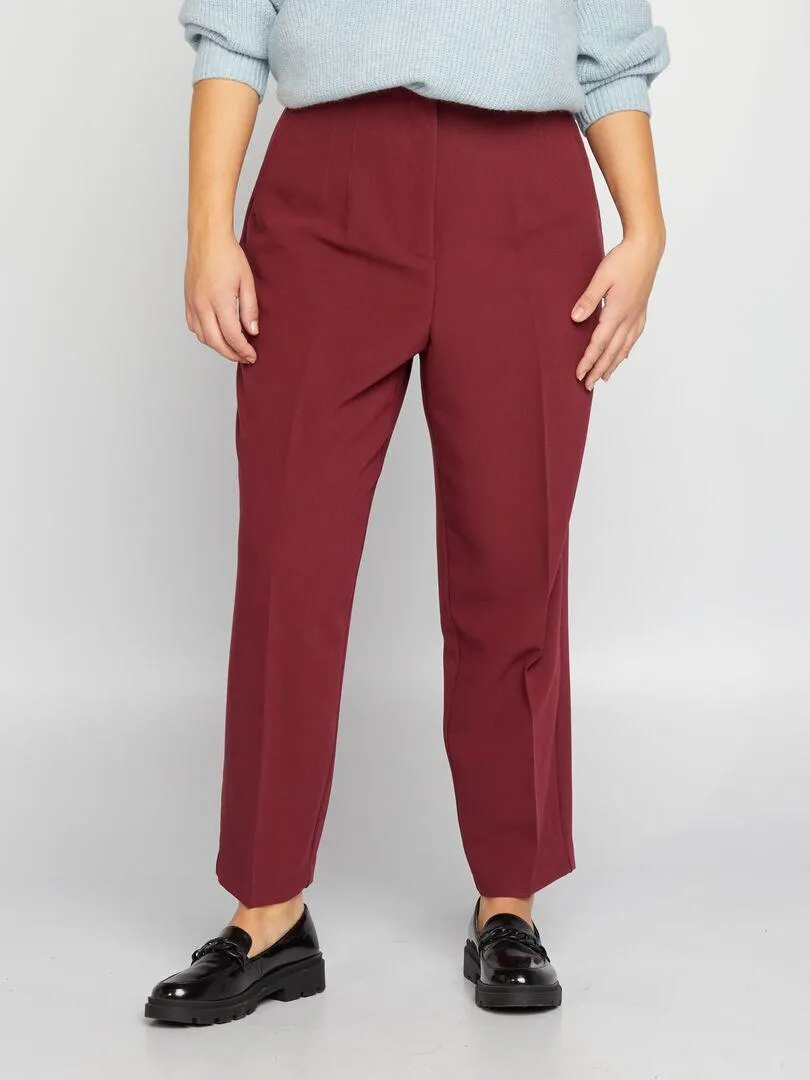 Pantaloni city - ROSSO