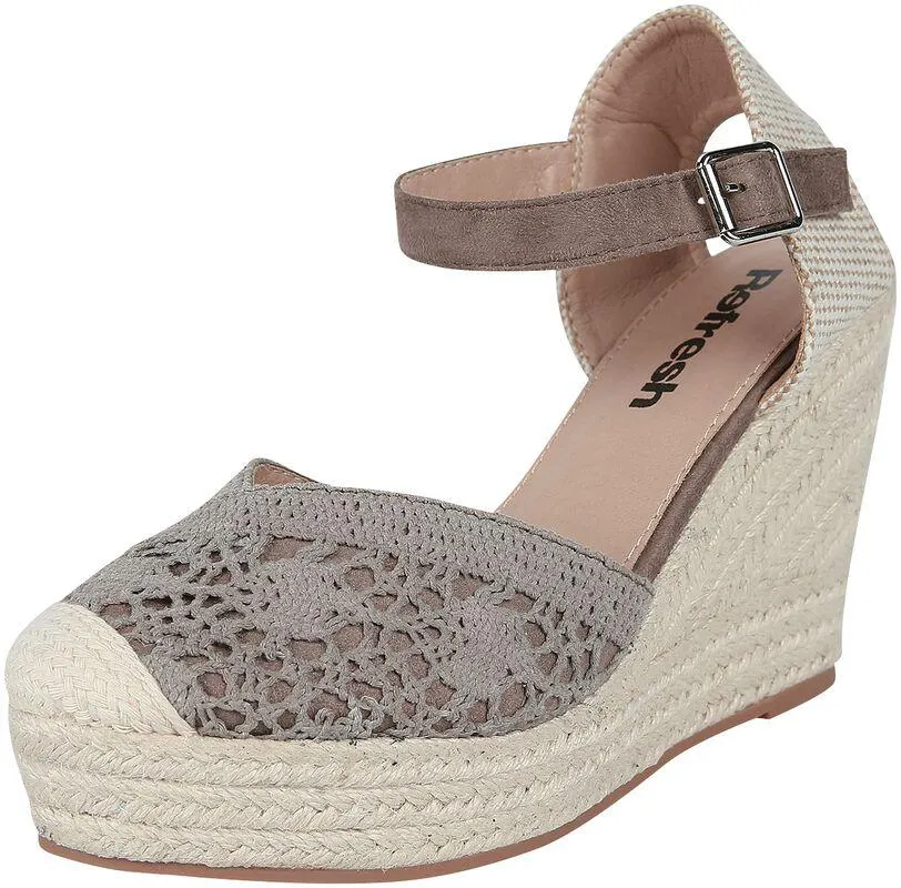 High-heel sandals | Tacco alto | beige | Refresh