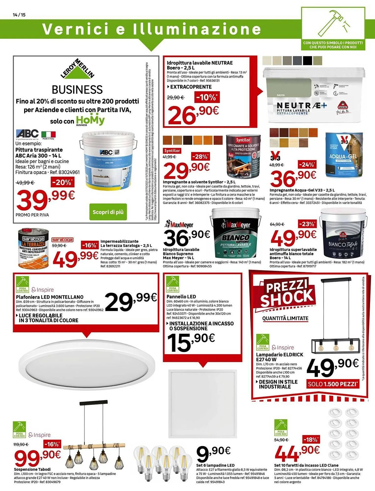 Volantino Leroy Merlin da 7 ottobre a 10 novembre di 2025 - Pagina del volantino 14