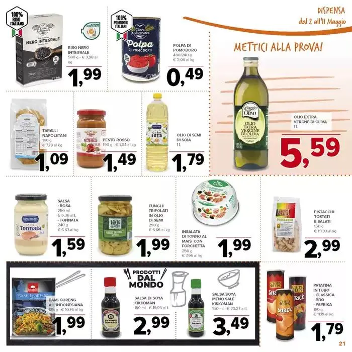 Prendi 2, paghi 1 da 2 maggio a 11 maggio di 2025 - Pagina del volantino 21