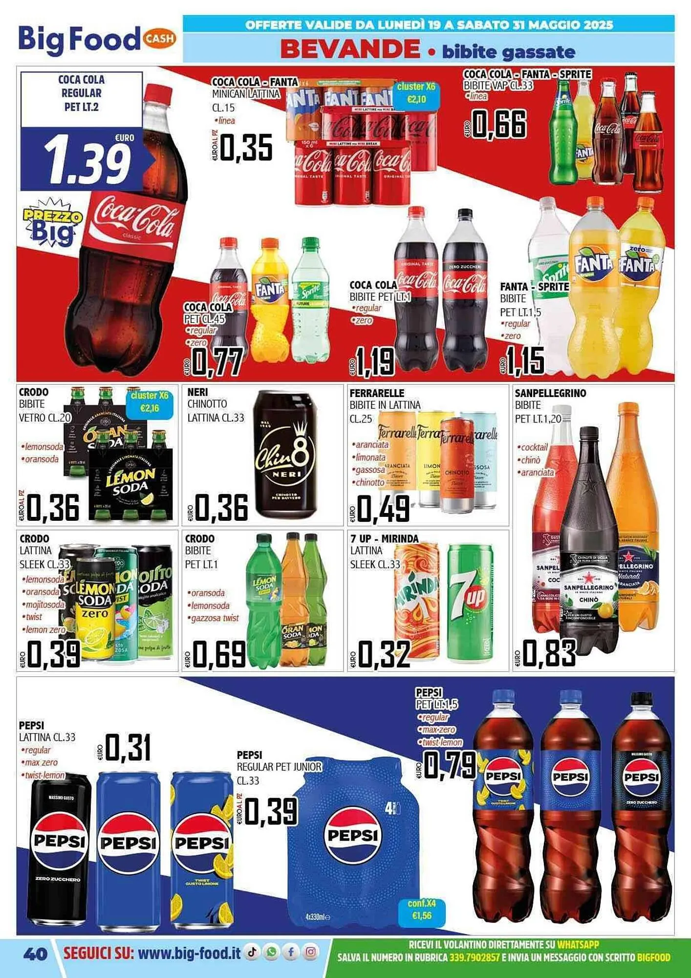 Volantino Big Food da 19 maggio a 31 maggio di 2025 - Pagina del volantino 40