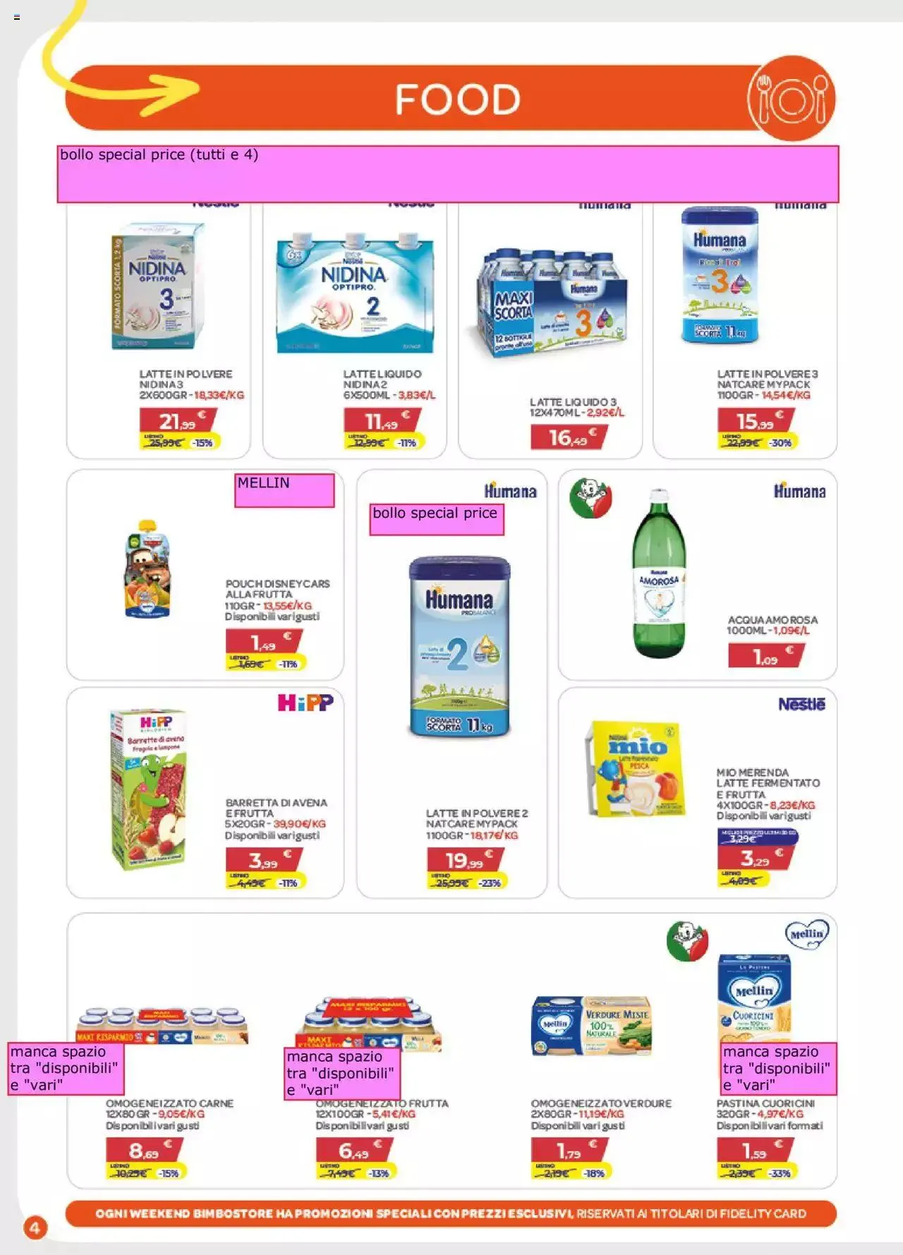 Volantino Bimbo store da 11 gennaio a 31 gennaio di 2024 - Pagina del volantino 4