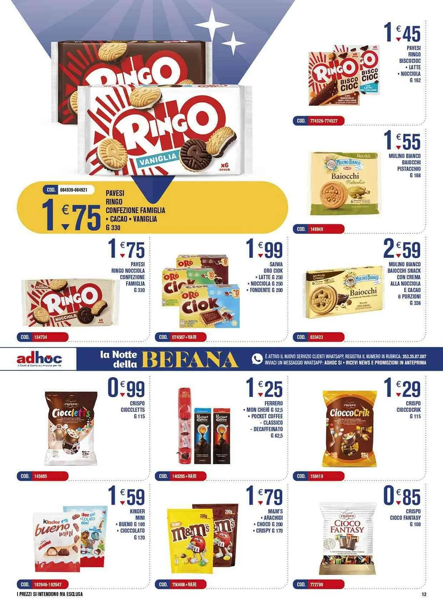 Volantino Adhoc da 27 dicembre a 7 gennaio di 2024 - Pagina del volantino 12