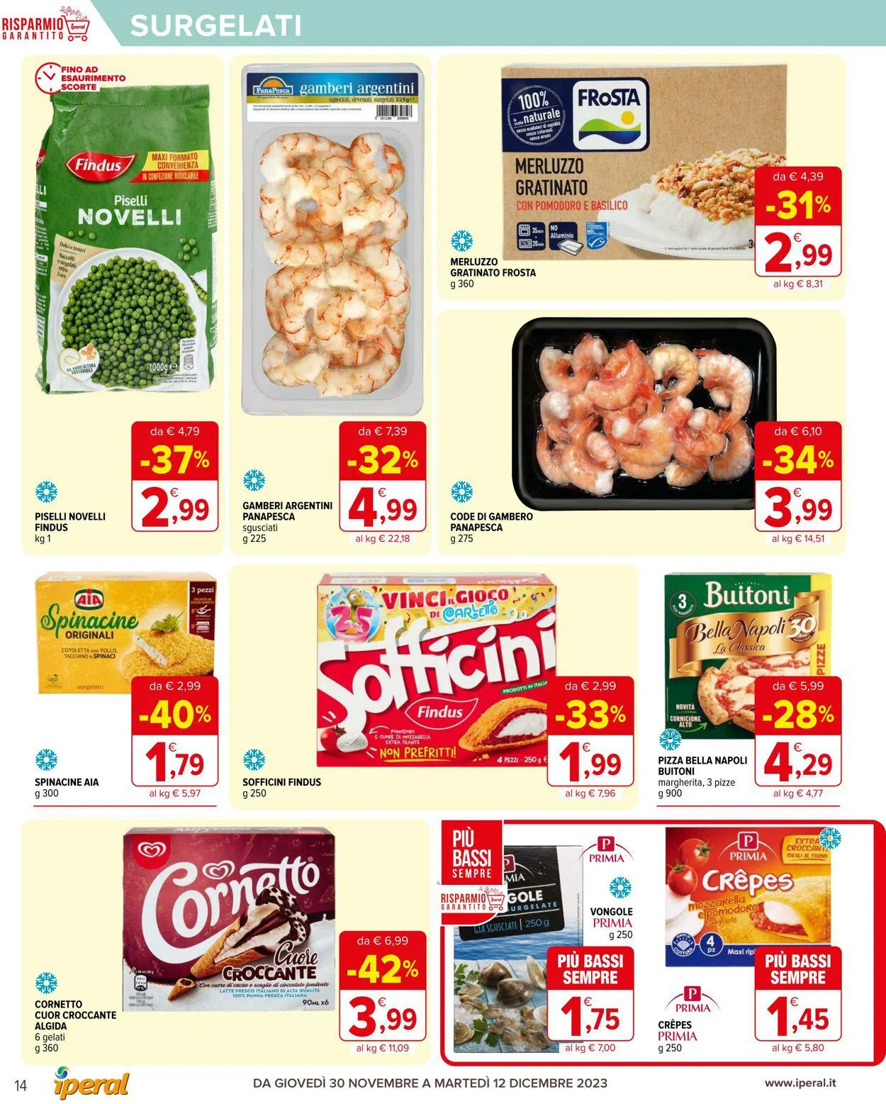 Iperal Volantino attuale da 30 novembre a 14 dicembre di 2023 - Pagina del volantino 14