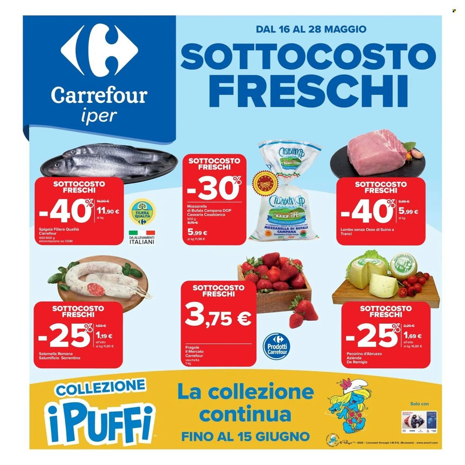 Volantino Carrefour Iper da 16 maggio a 28 maggio di 2025 - Pagina del volantino 1