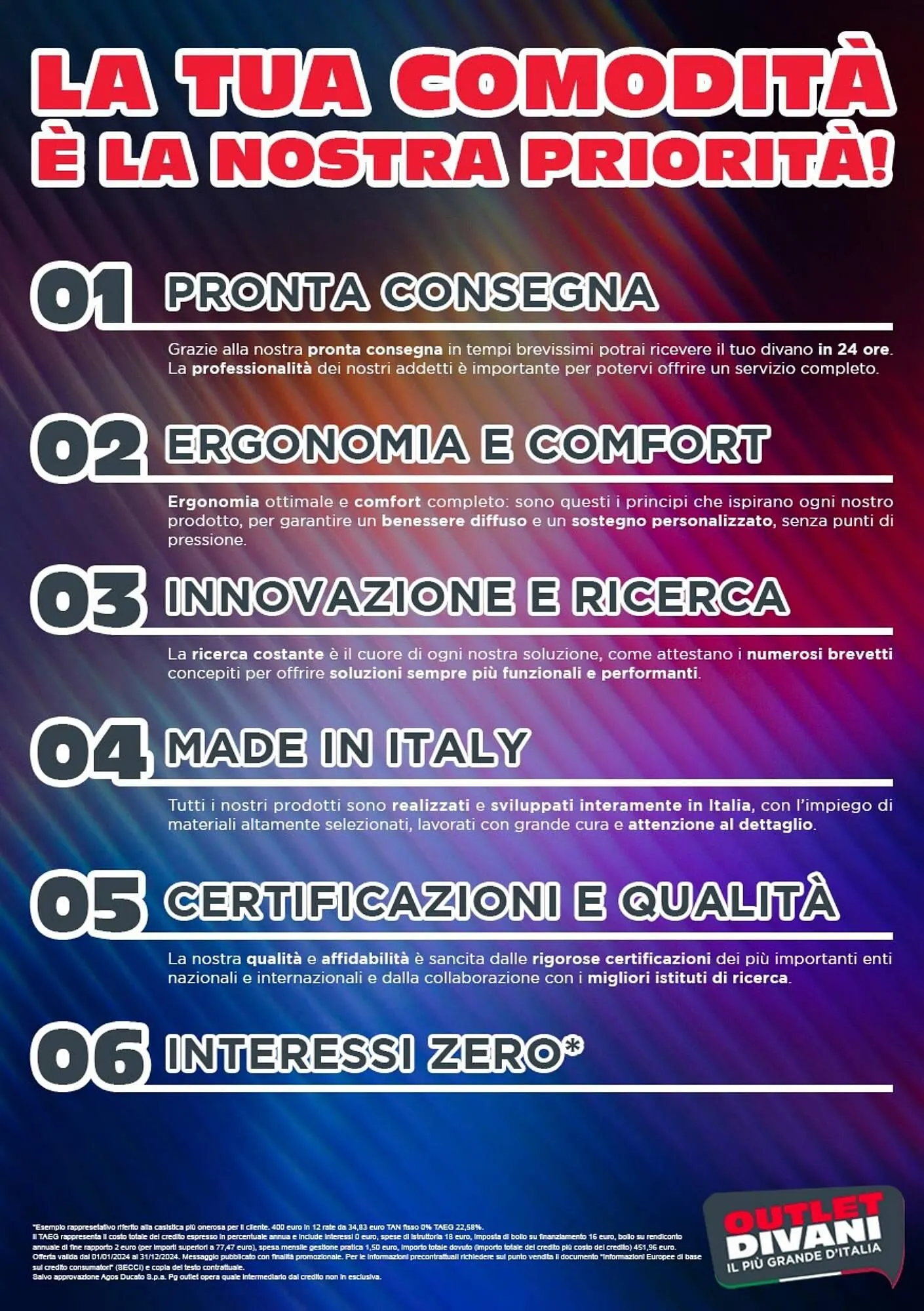 Volantino Outlet Divani da 15 ottobre a 31 dicembre di 2024 - Pagina del volantino 2