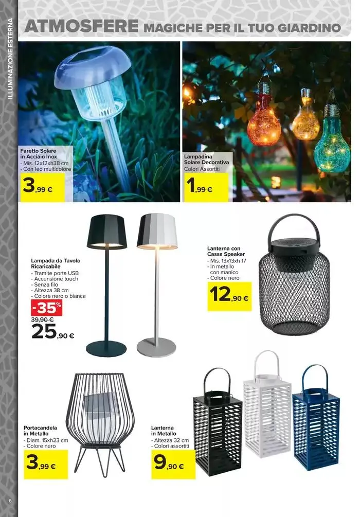 Stile e comfort all'aperto da 1 aprile a 30 aprile di 2025 - Pagina del volantino 6