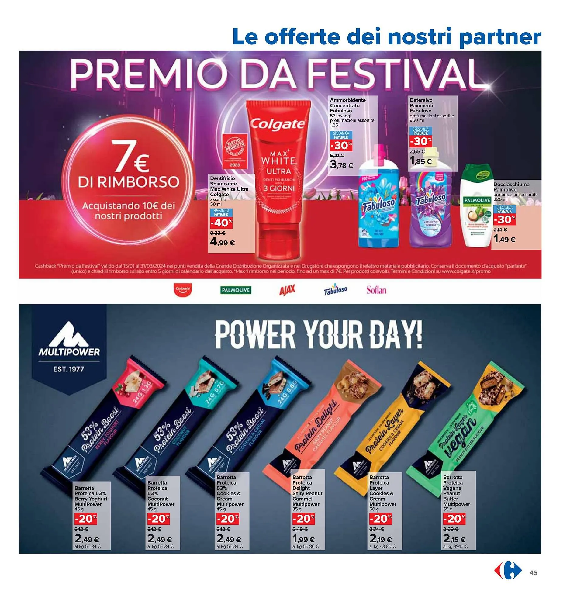 Volantino Carrefour Iper da 2 febbraio a 11 febbraio di 2024 - Pagina del volantino 45