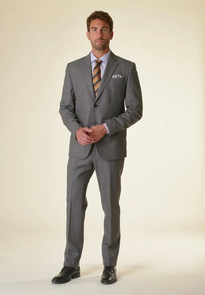 Abito grigio principe Galles lana-cashmere custom