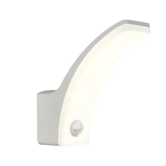 Applique LED moderno da esterno Lakko bianco IP44, con sensore di movimento luce bianco naturale 1500 lumen, INSPIRE