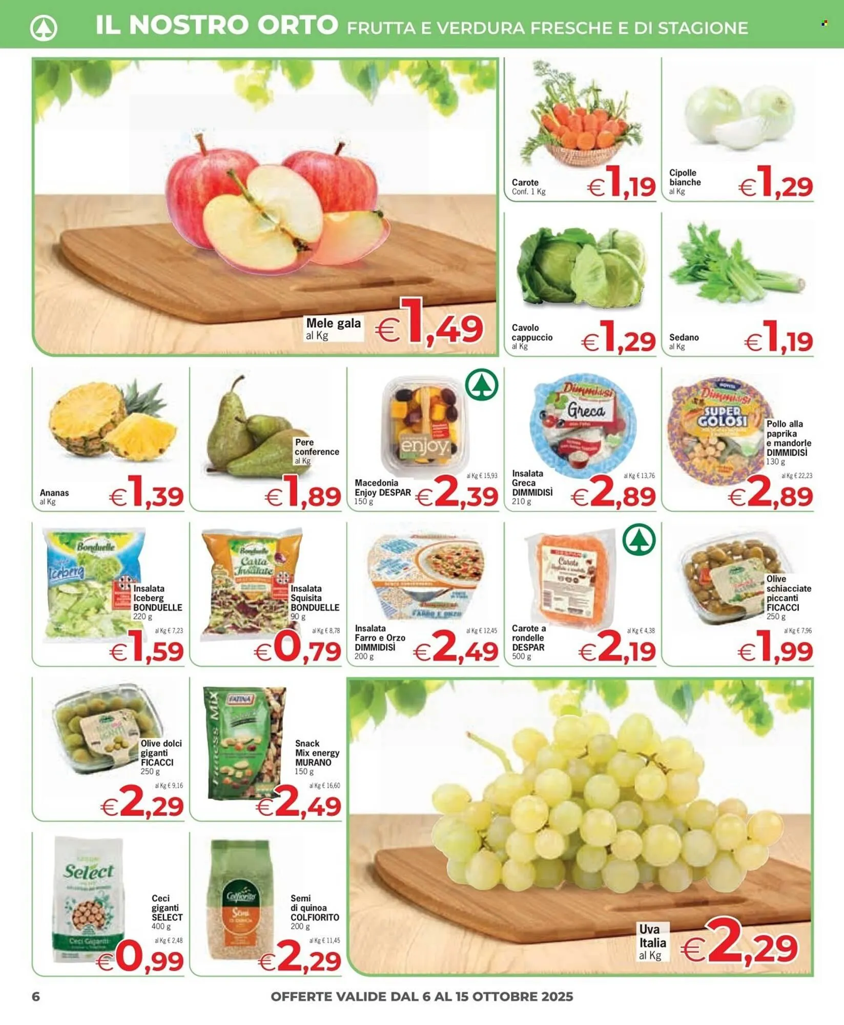 Volantino Despar da 6 ottobre a 15 ottobre di 2025 - Pagina del volantino 6