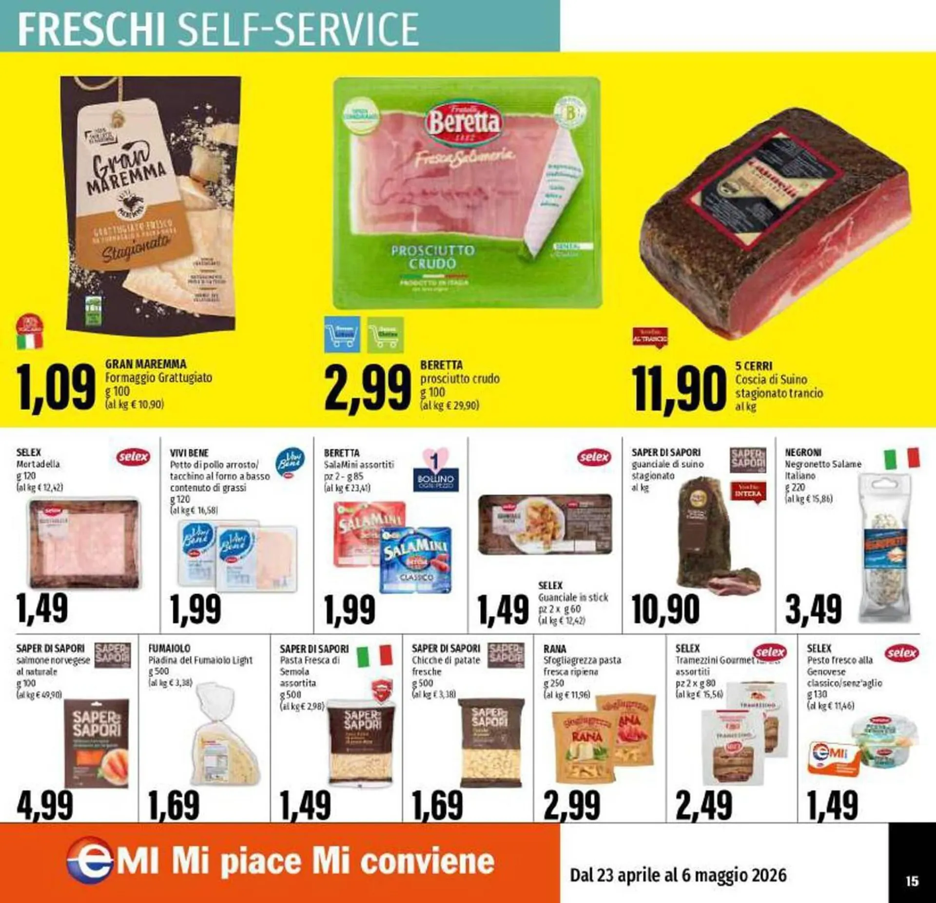 Volantino Emi Supermercati da 23 aprile a 6 maggio di 2026 - Pagina del volantino 15