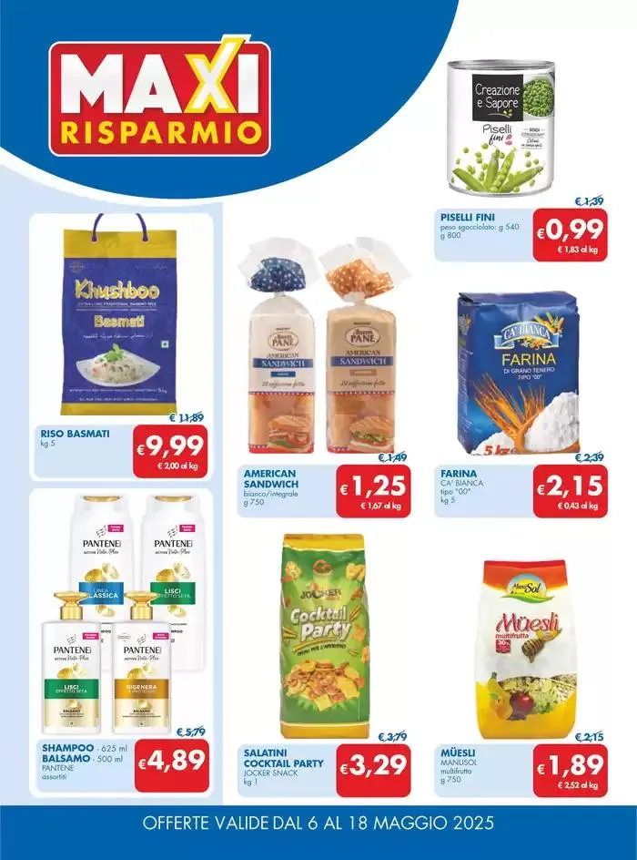 Maxi risparmio da 6 maggio a 18 maggio di 2025 - Pagina del volantino 5