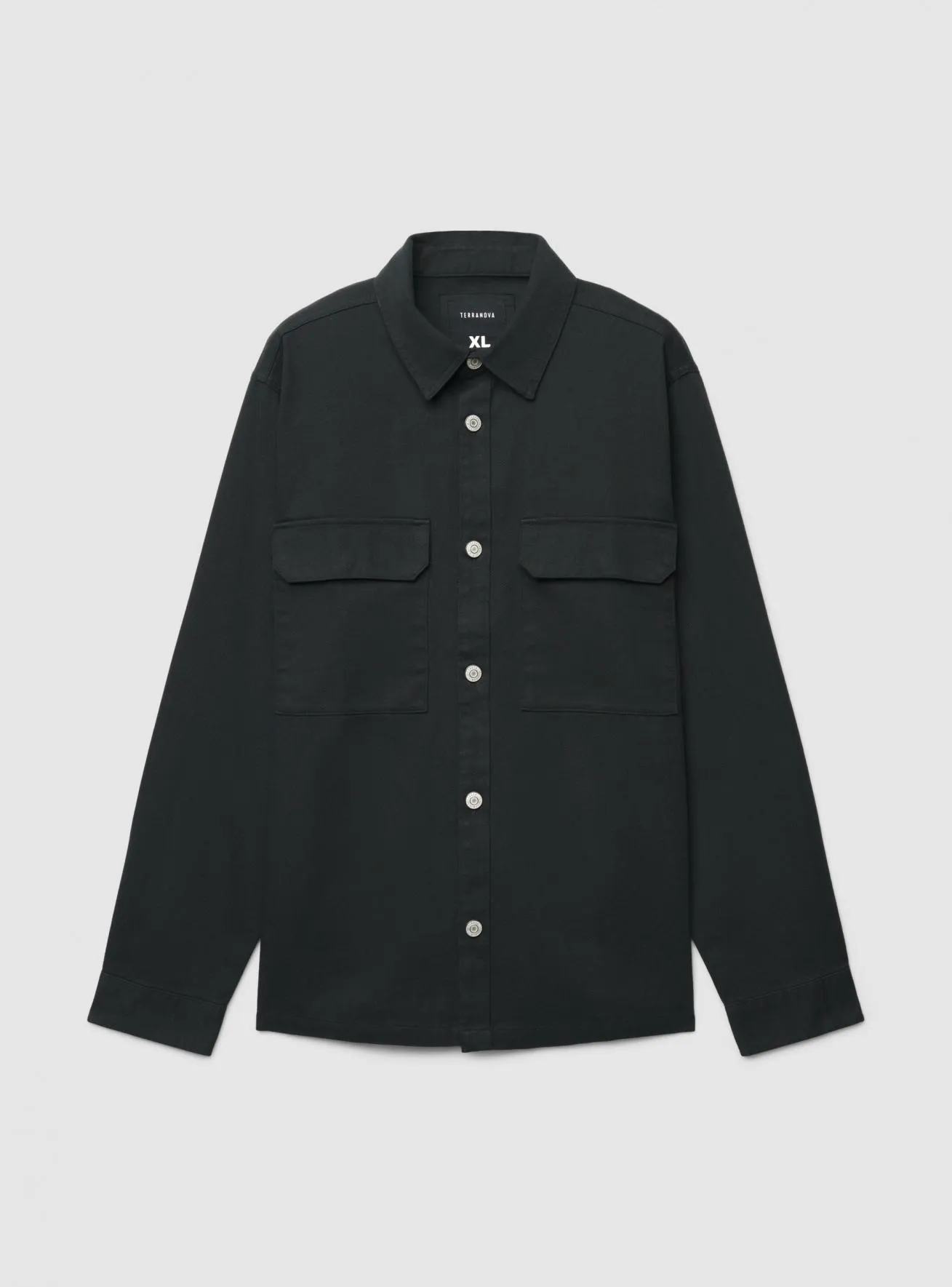 Shacket tasche a patta Nero