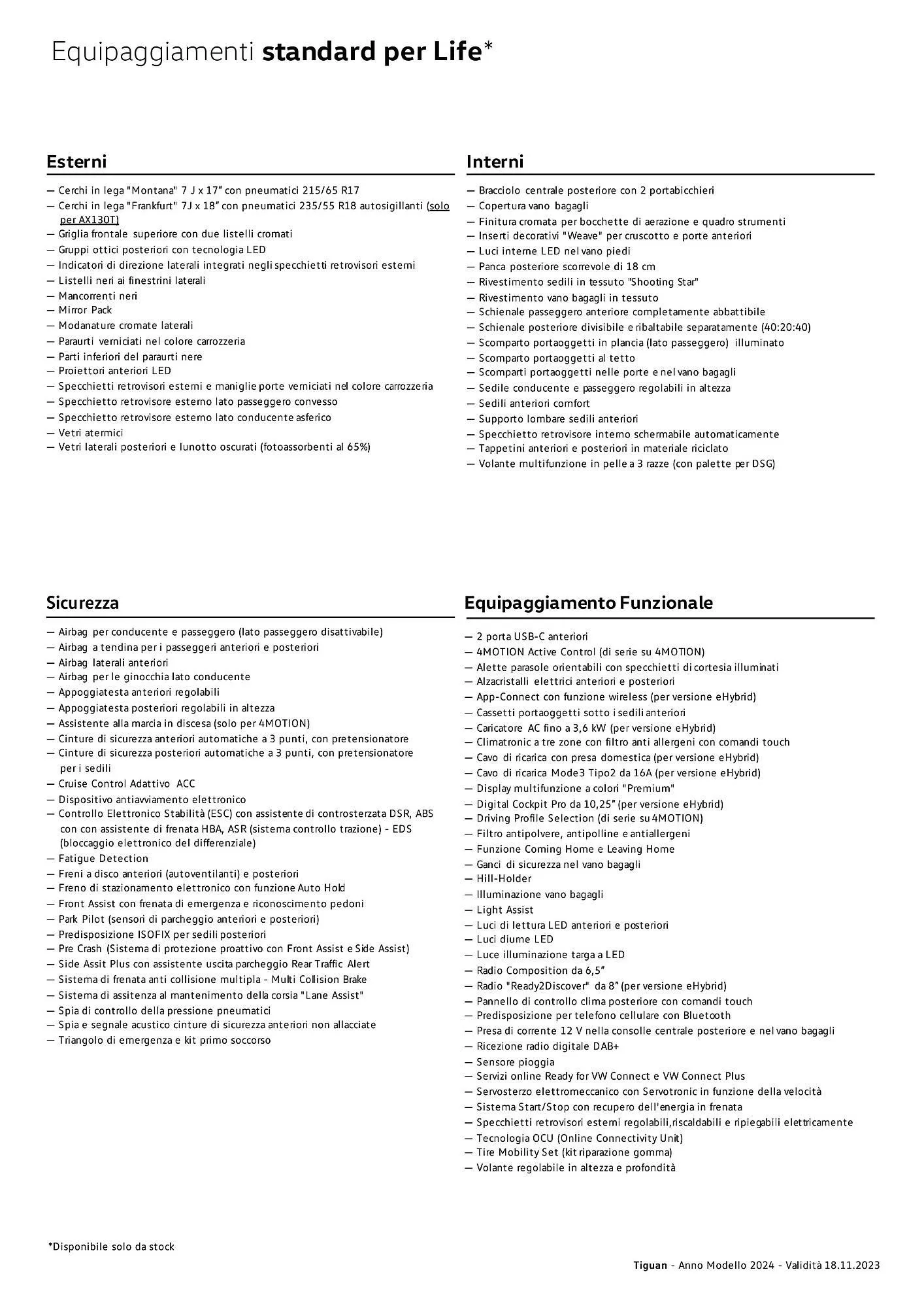 Volantino Volkswagen Tiguan e Tiguan eHybrid da 3 gennaio a 4 gennaio di 2025 - Pagina del volantino 13