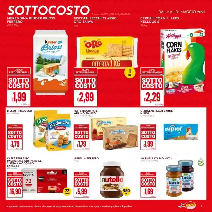 Sottocosto da 2 maggio a 11 maggio di 2025 - Pagina del volantino 3
