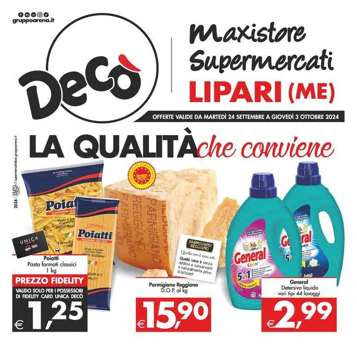 La qualità che conviene! da 24 settembre a 3 ottobre di 2024 - Pagina del volantino 1