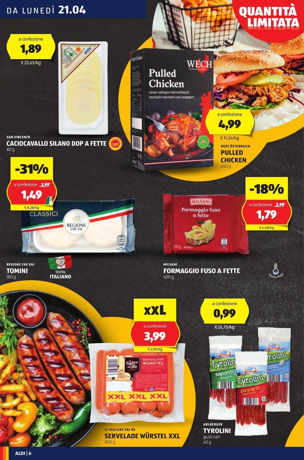 Aldi Volantino attuale da 21 aprile a 27 aprile di 2025 - Pagina del volantino 6